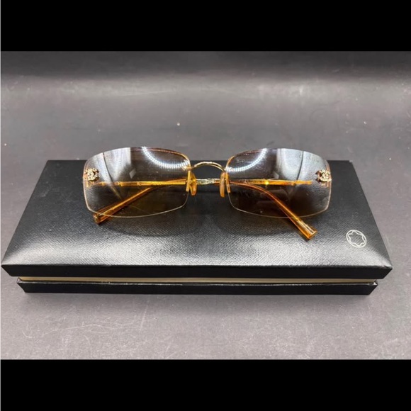 CHANEL Brown and Gold Women's Glasses - Picture 1 of 10